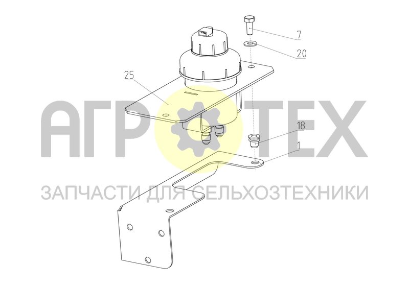 Чертеж Блок бачков (МРУ-2.20.510)